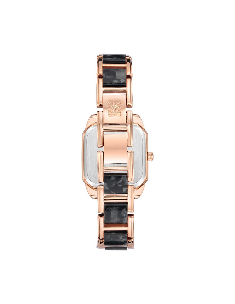 Les métaux Anne Klein Square Case Resin Link Bracelet Watch   | OAA-3583607